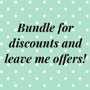 Bundle for discounts!